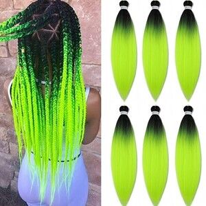 Yuccaha Pre Stretched Braiding Hair Extensions 30 Inch 6 Packs Long